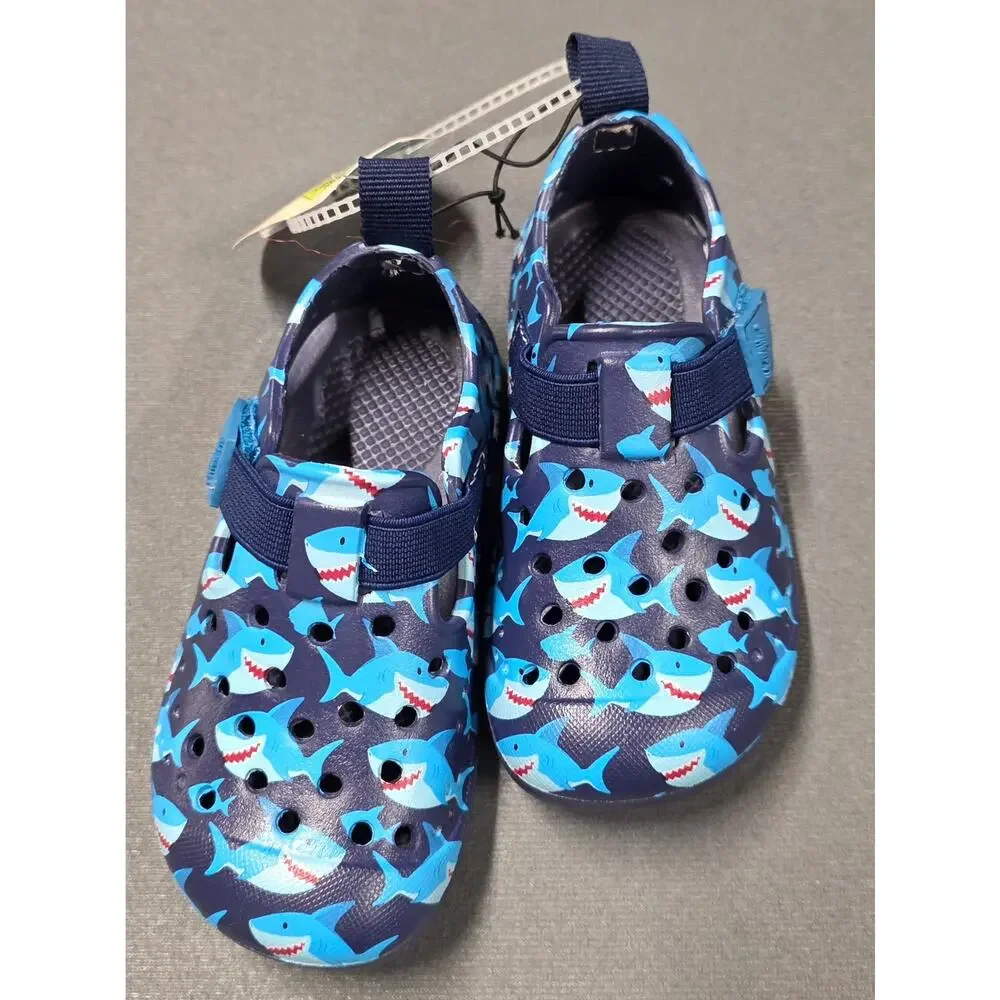 Western Chief Boys Shark Water Shoes Size 8C